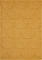 Santorini - Tapis D'Intérieur/Extérieur - Polypropylène - Jaune