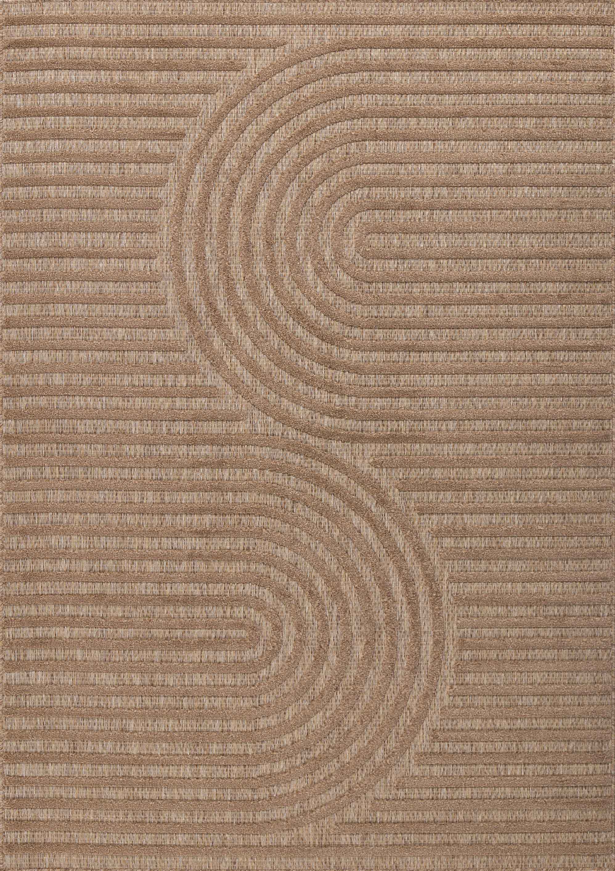 Alfombra interior y exterior SANTORINI 986 BEIGE: SAN986BEI Alfombras Nazar