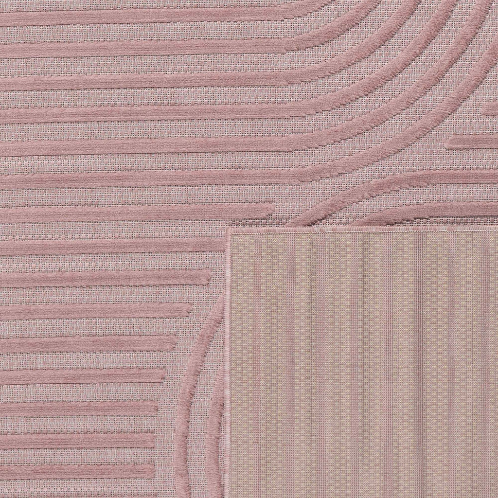 Alfombra Santorini 986 - Diseño Gráfico - Rosa - Interior / Exterior