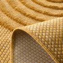 Tapis Santorini 987 - Motif Graphique - Jaune - Intérieur / Extérieur