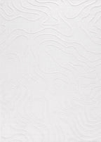 Tapis abstrait Blanc : SAN988BLA Nazar rugs