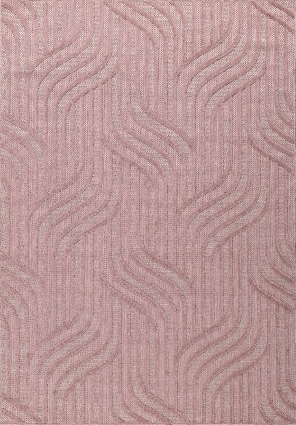 Alfombra Santorini 989 - Diseño Gráfico - Rosa - Interior / Exterior