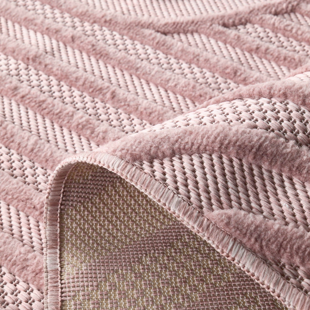 Alfombra Santorini 989 - Diseño Gráfico - Rosa - Interior / Exterior