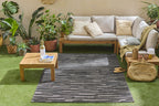 Tapis d'intérieur et d'extérieur à motifs Noir : SAN990NOI Nazar rugs