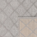 Alfombra Santorini 991 - Diseño Gráfico - Gris - Interior / Exterior