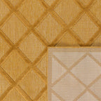 Alfombra Santorini 991 - Estampado gráfico - Amarillo - Interior / Exterior