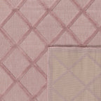 Alfombra Santorini 991 - Estampado gráfico - Rosa - Interior / Exterior