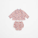 Caramel - Set Blouse Et Bloomer Sana Cream Floral