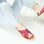 Sandalita Sandals - Flashy Pink White