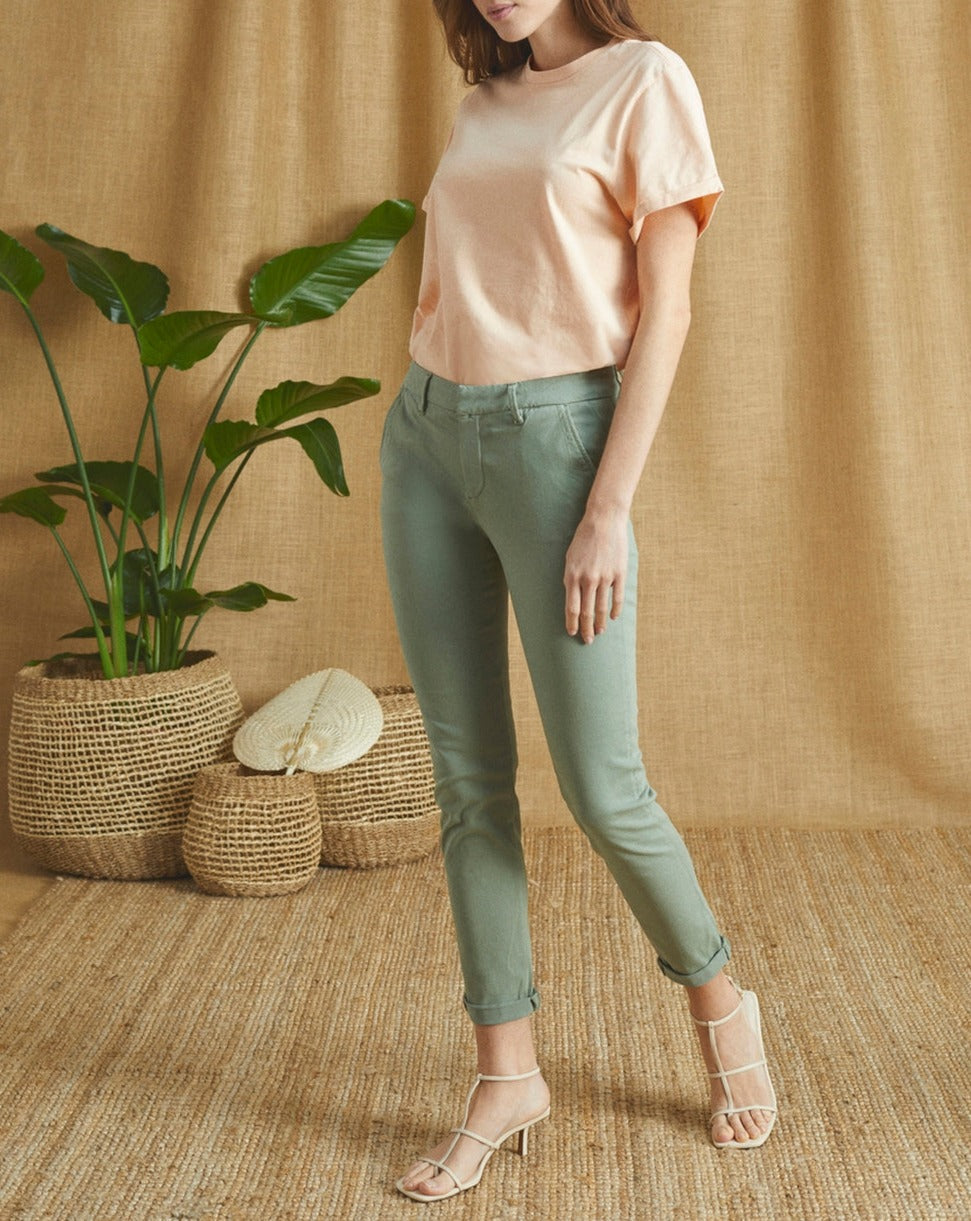 Chino Trouser Sandy 2 Basic - Green Bay