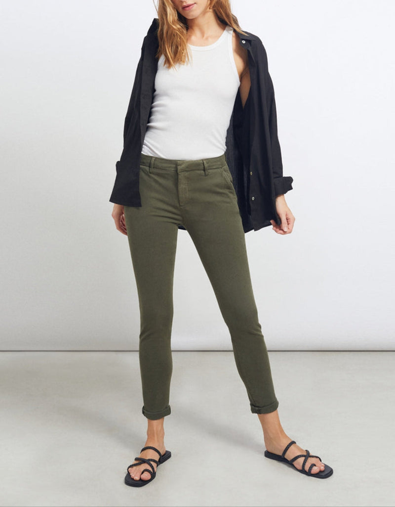 Pantalon Chino Sandy 2 Basic - Army - Femme