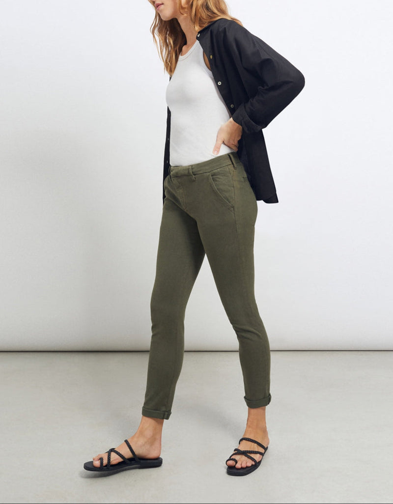 Pantalon Chino Sandy 2 Basic - Army - Femme