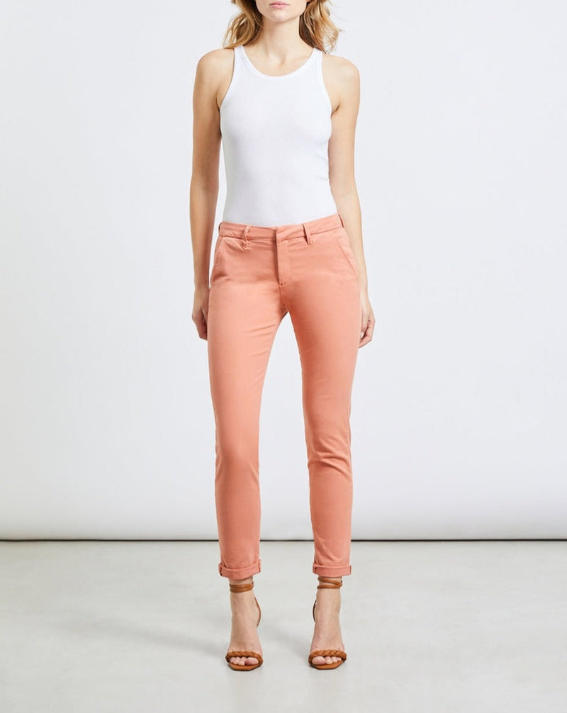 Pantalón chino Sandy 2 Basic - Indian Pink - Mujer