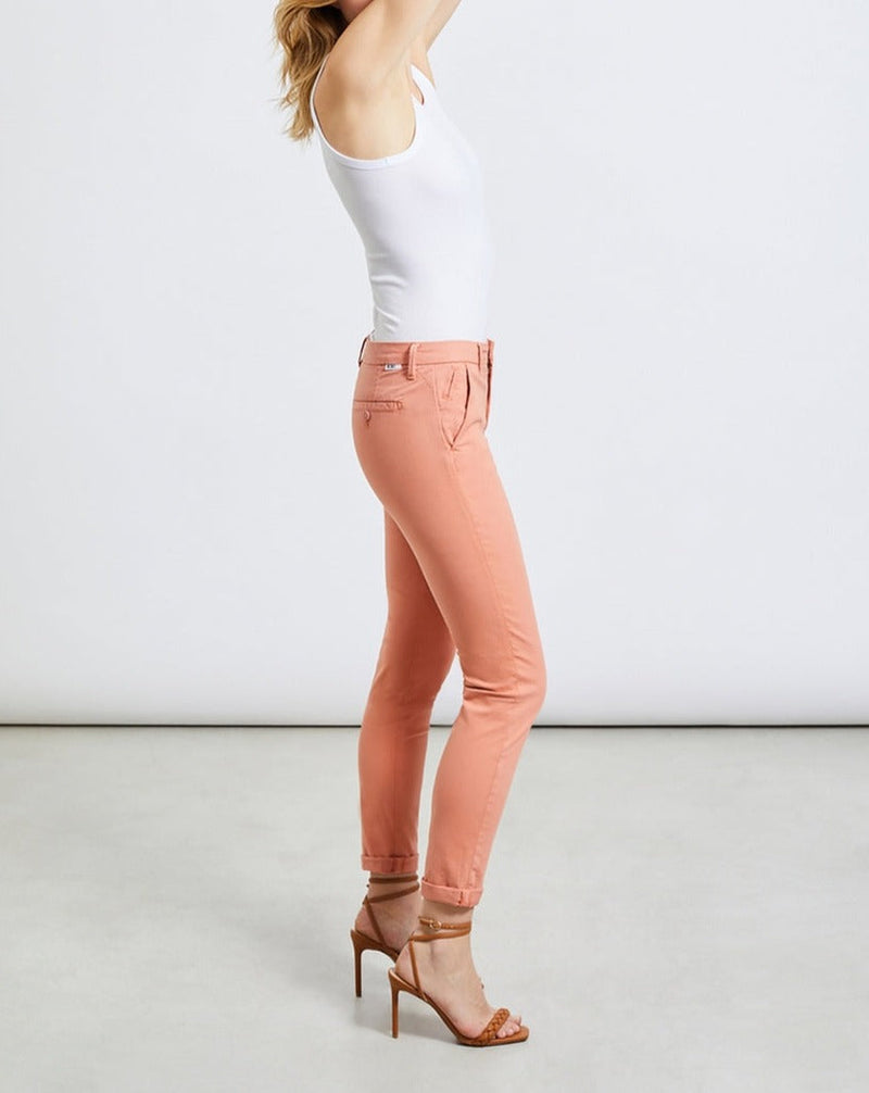 Pantalón chino Sandy 2 Basic - Indian Pink - Mujer