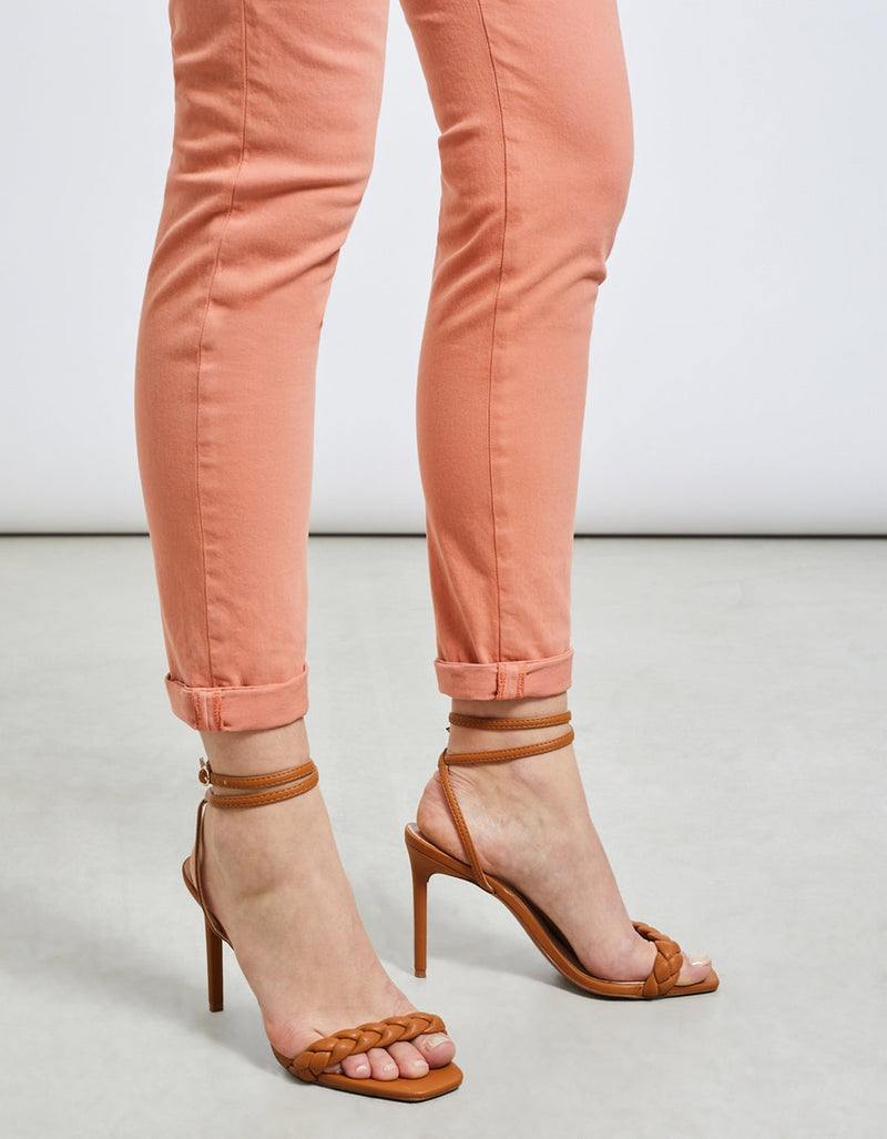 Pantalón chino Sandy 2 Basic - Indian Pink - Mujer