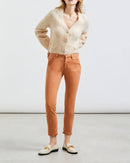 Pantalón chino Sandy 2 Basic - Café lechoso - Mujer