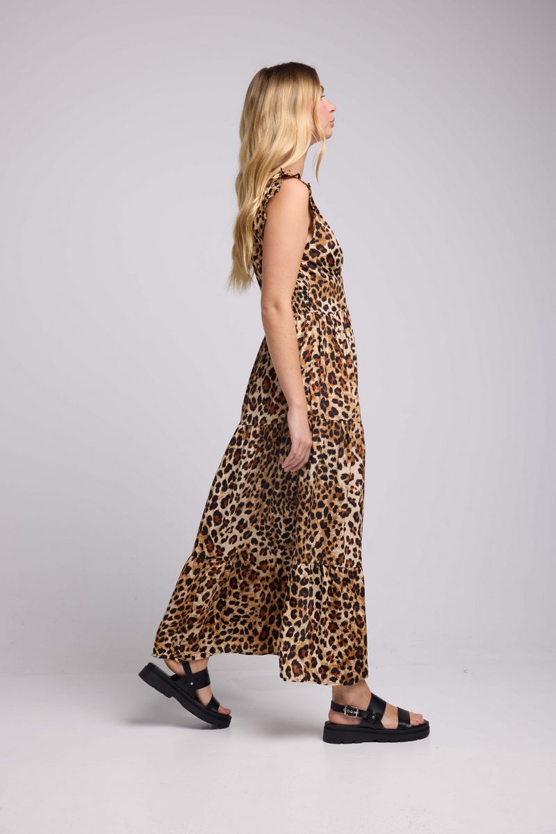 Vestido Largo - Leopardo