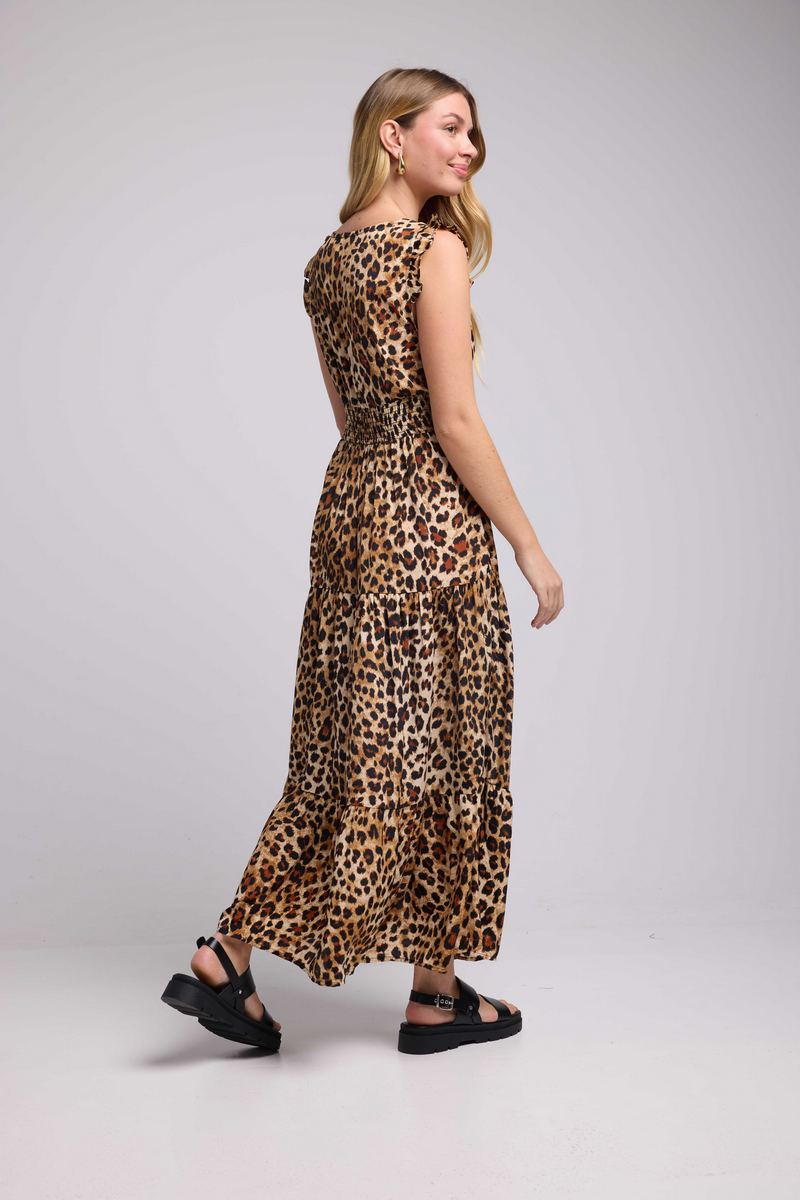 Vestido Largo - Leopardo