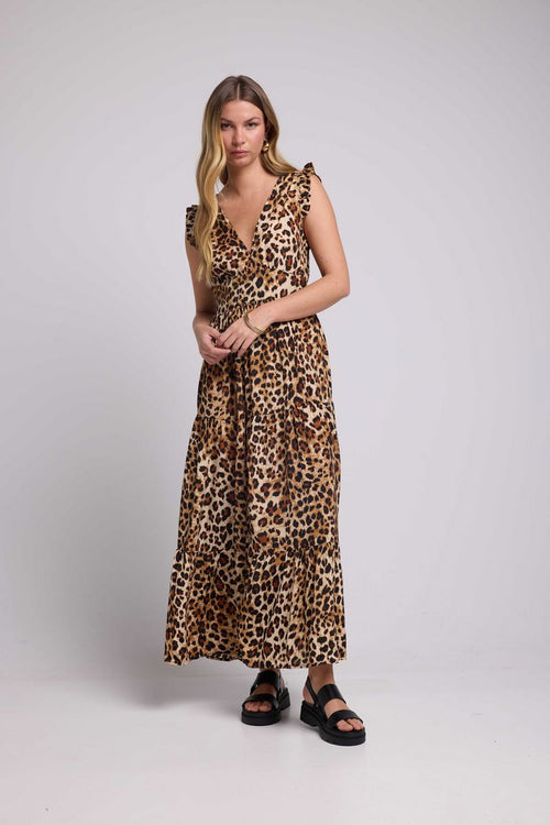 Robe Longue - Leopard