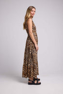 Vestido Largo - Leopardo