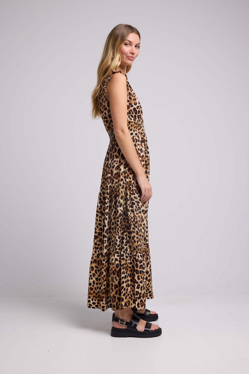 Vestido Largo - Leopardo