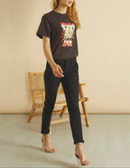 Sandy 2 Basic Chino Trousers - Black - Women