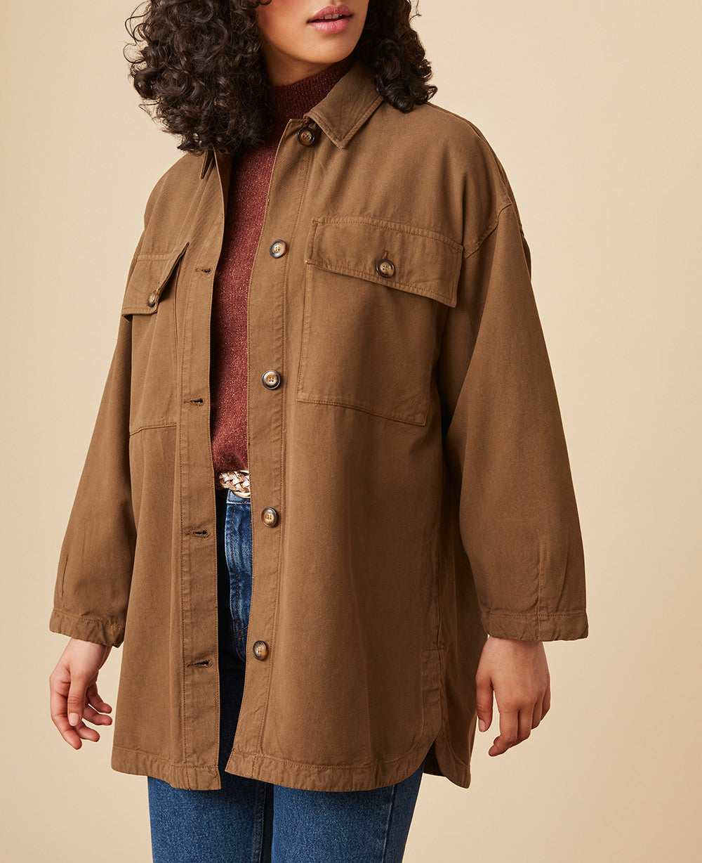 Sobrecamisa Saniou - Oliva