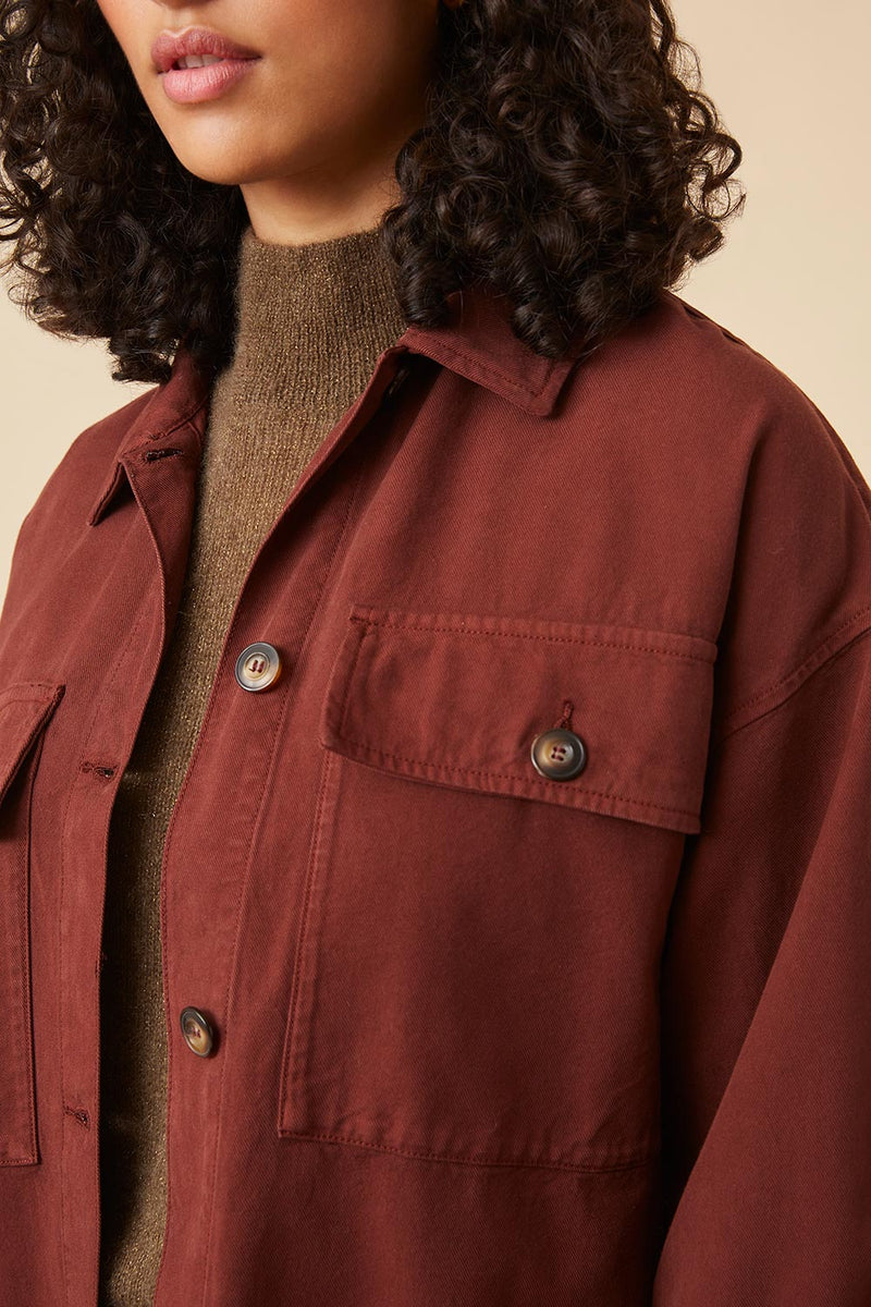 Saniou Shirt - Cocoa