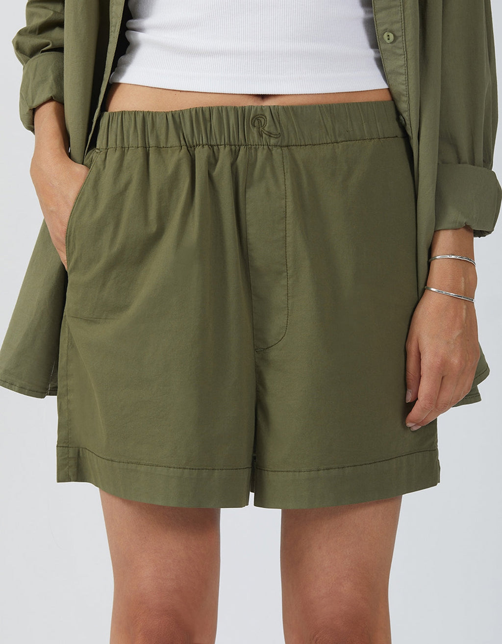 Short Santafe - Kaki - Femme