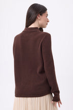 Chemise À Franges Devant Santa - Marron Chocolat - Femme