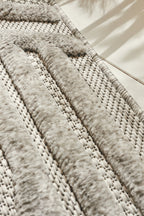 Santorini Gray indoor and outdoor graphic pattern rug: SAN989GRI Nazar rugs