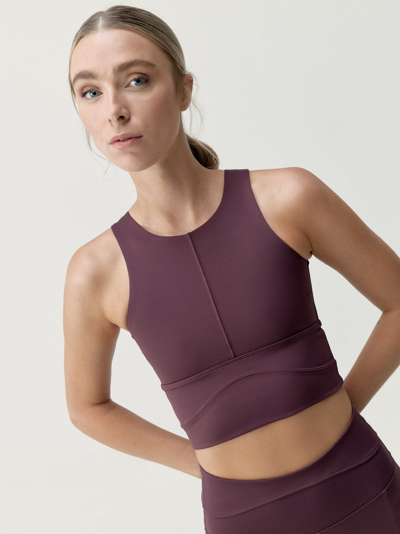 Top Saori - Dark Cherry - Femme