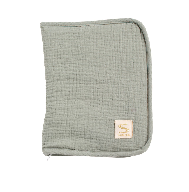 Protège Carnet De Santé En Double Gaze De Coton