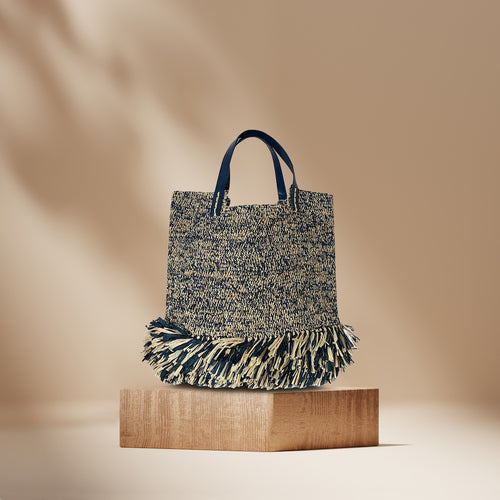 Bag Sarsso Bicolore - Beige & Blue