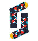 Smiley Socks With Santa - Mixed