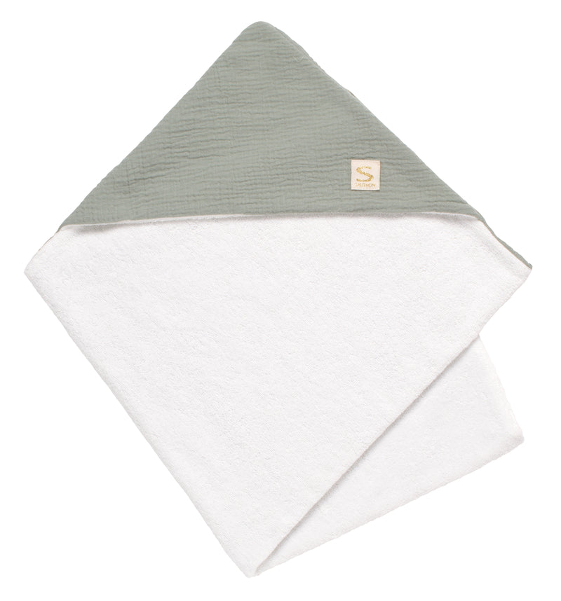 Sortie De Bain En Double Gaze De Coton Et Éponge