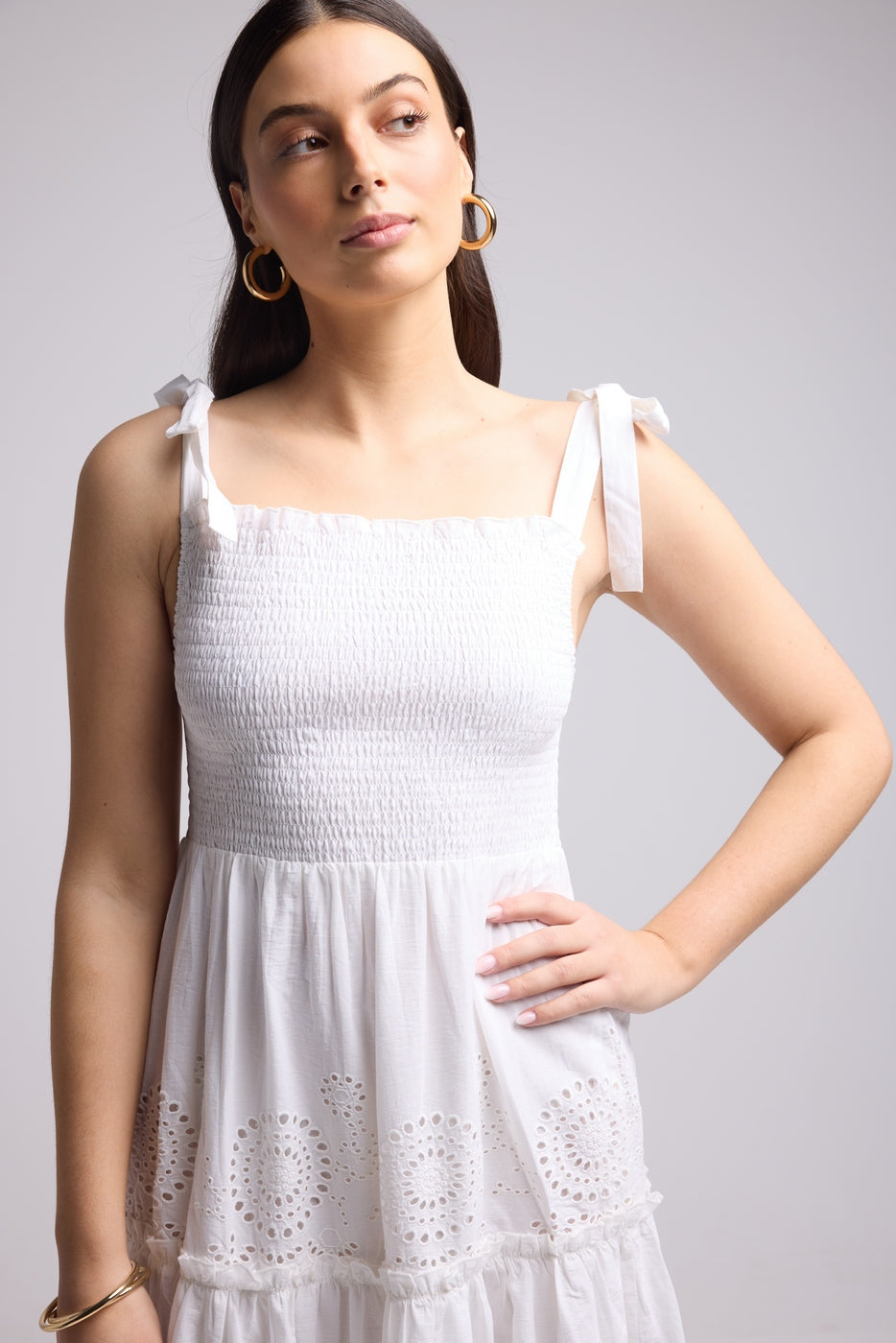 Robe Longue - Sasha - Ecru