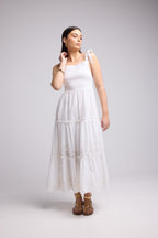 Robe Longue - Sasha - Ecru