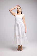 Robe Longue - Sasha - Ecru