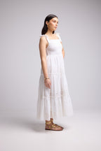 Robe Longue - Sasha - Ecru