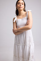 Robe Longue - Sasha - Ecru