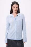 Chemise À Rayure Sassy - Bleu Ciel Blanc - Femme