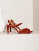 Sandalias tacón Amalia - Cereza quemada - Mujer