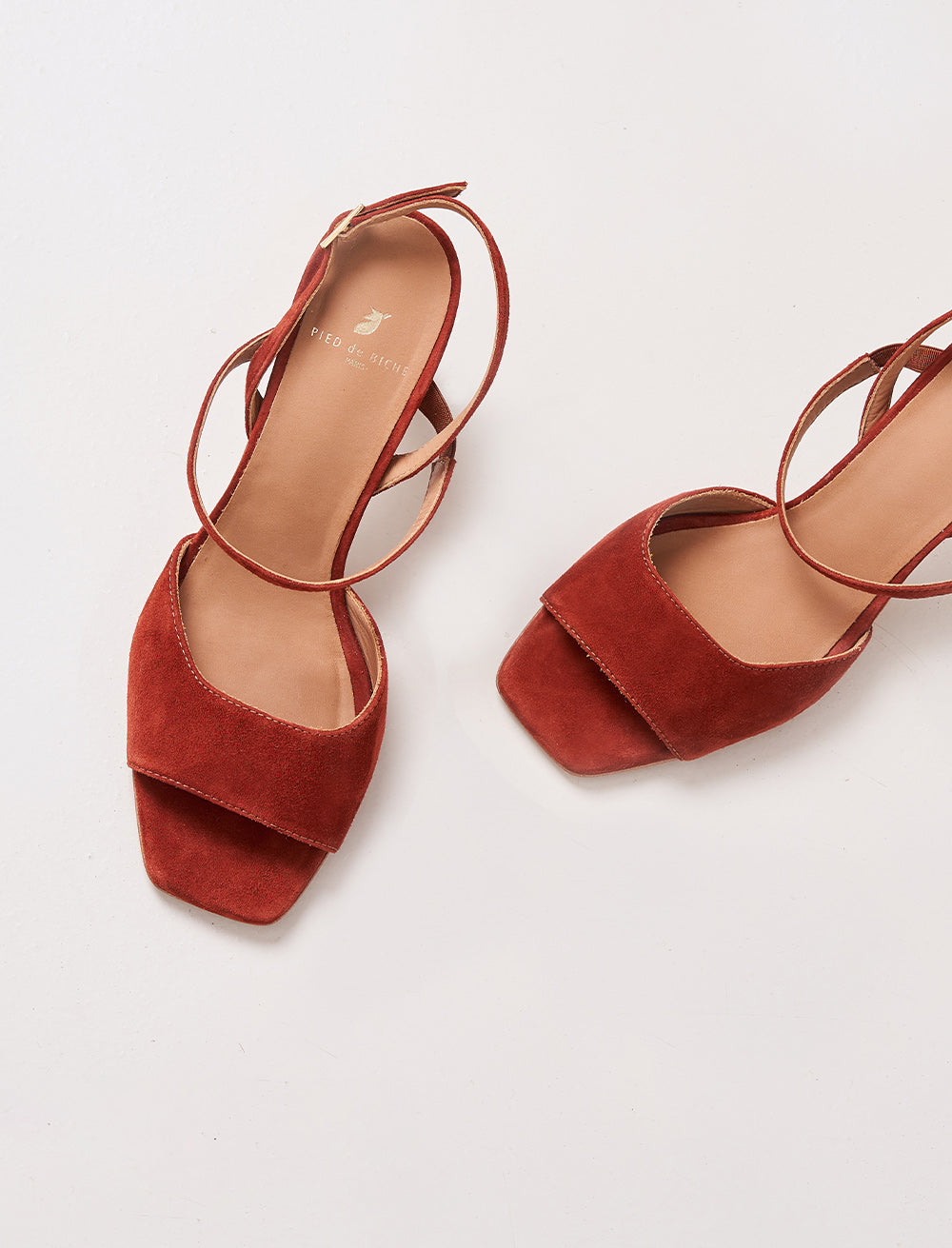 Sandales À Talon Amalia - Cherry burnt - Femme