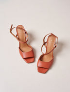 Amalia Heeled Sandals - Cognac - Women