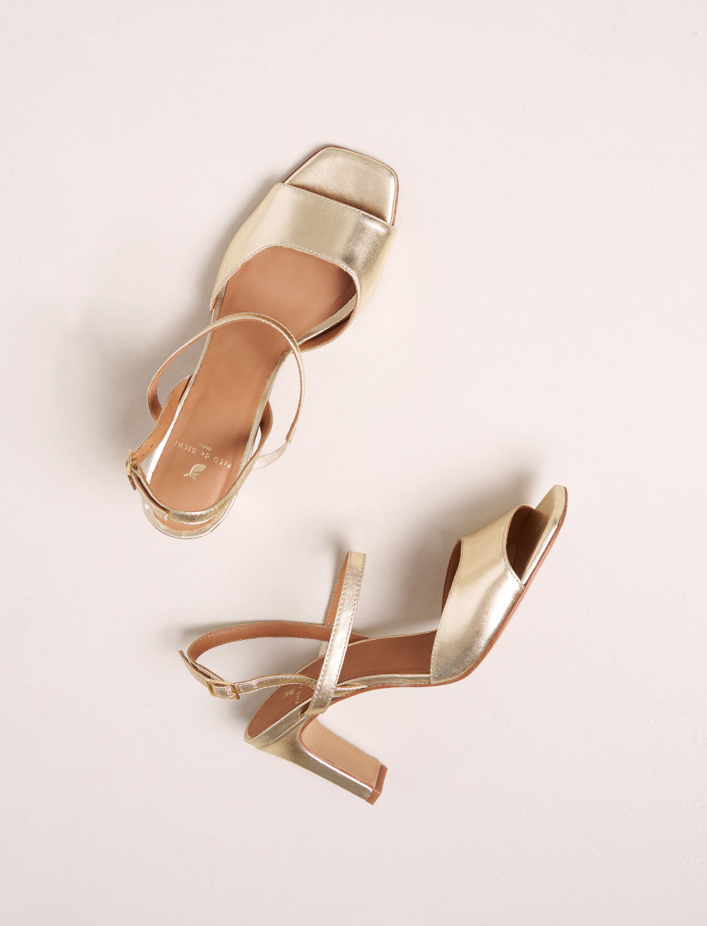 Amalia Heeled Sandals - Gold - Women