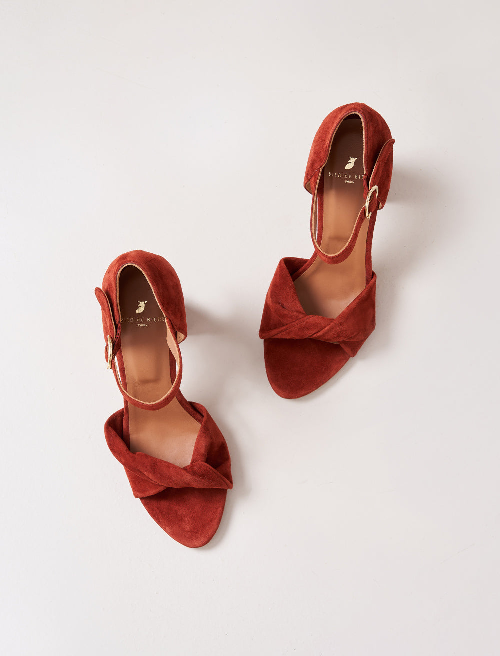 Sandales À Talon Pia - Cherry burnt - Femme