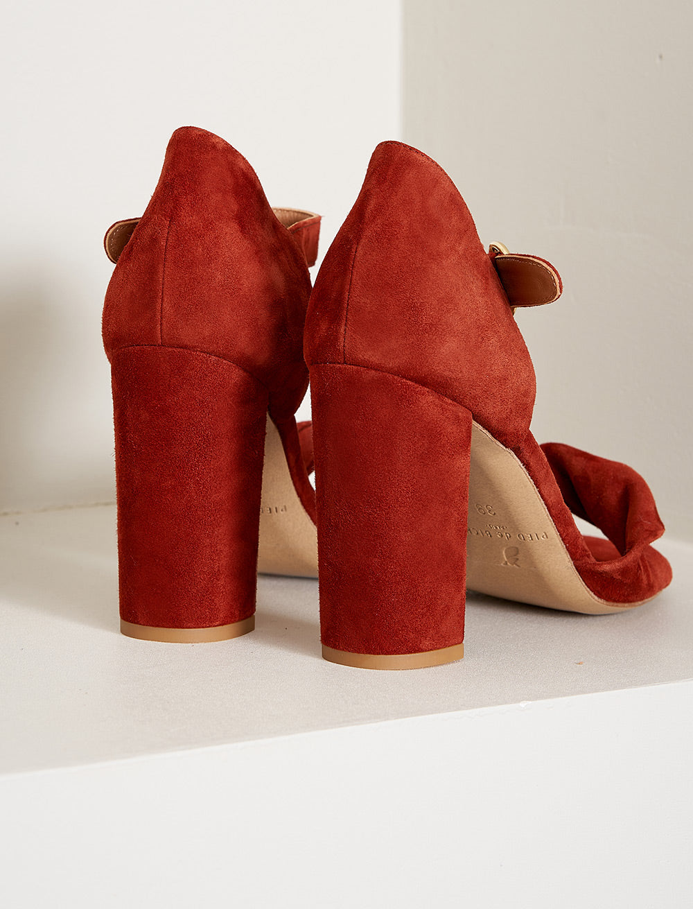 Sandales À Talon Pia - Cherry burnt - Femme