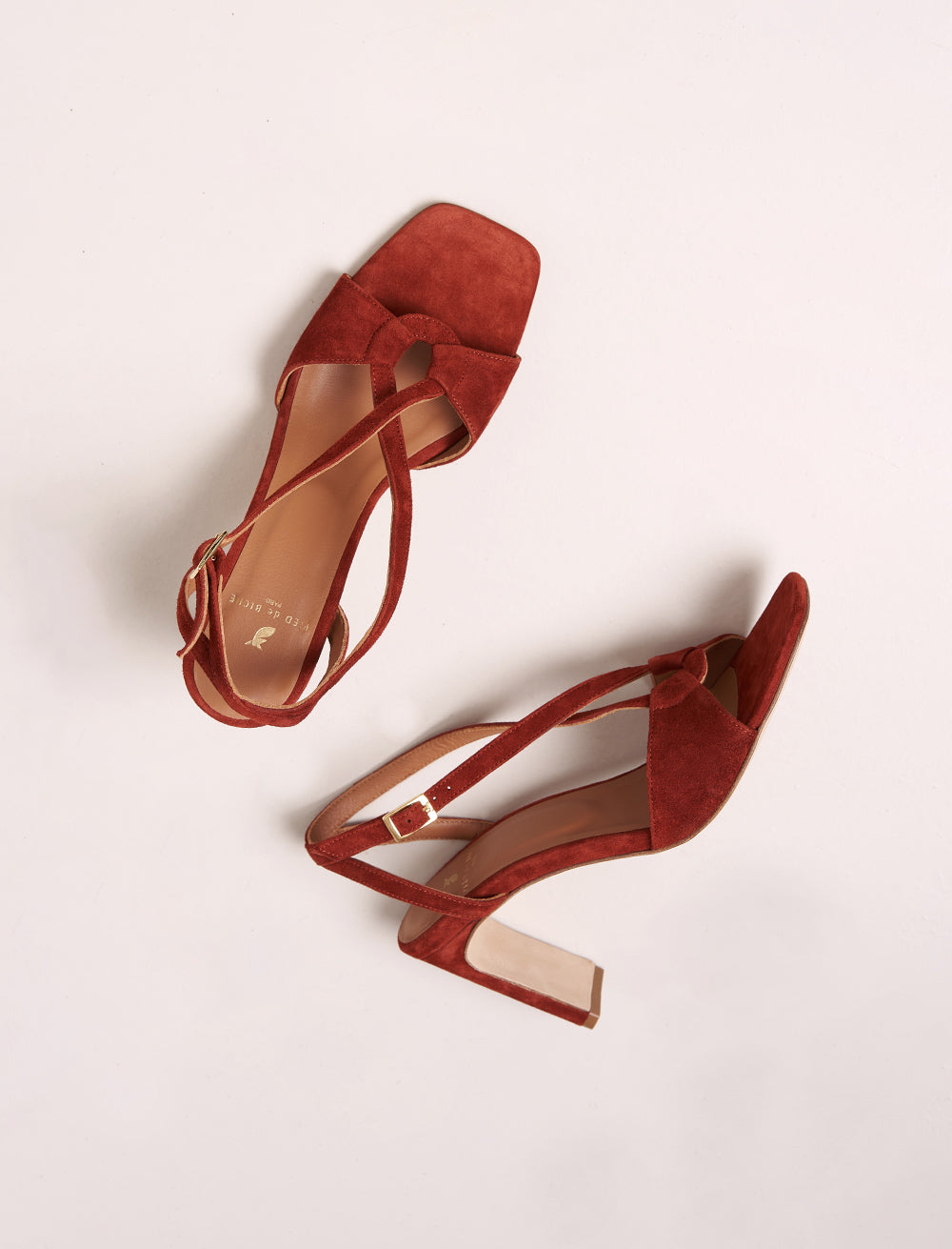 Sandalias De Tacón Alba - Cherry burnt - Mujer