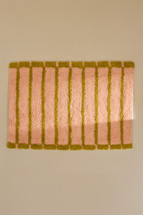 Tapis De Bain Saturno - Rose